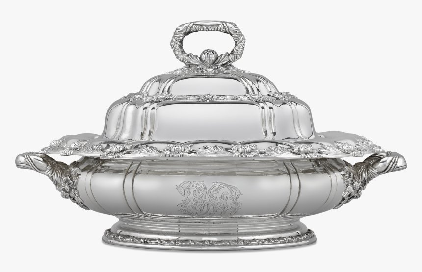 Chrysanthemum Sterling Silver Serving Dish By Tiffany - Silver Serving Dishes, HD Png Download, Free Download
