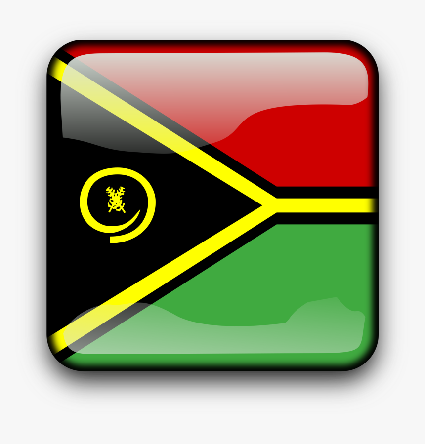 Vu Clip Arts - Flag Of Vanuatu, HD Png Download, Free Download