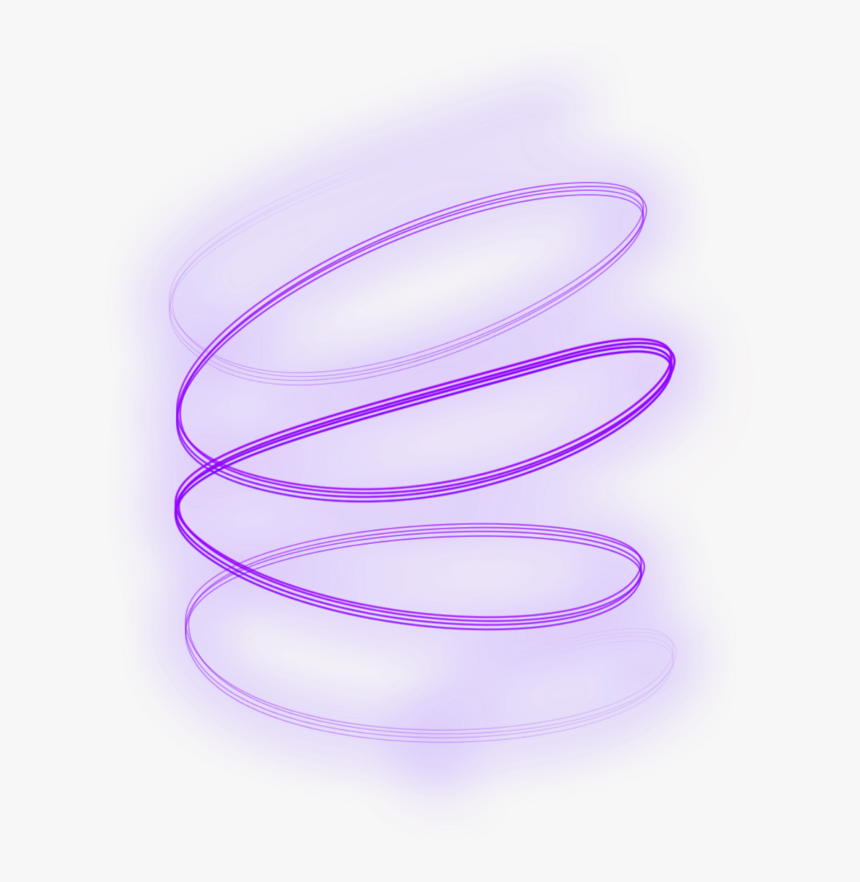 Ftestickers Effect Light Glow Purple Spiral - Glowing Spiral Transparent, HD Png Download, Free Download