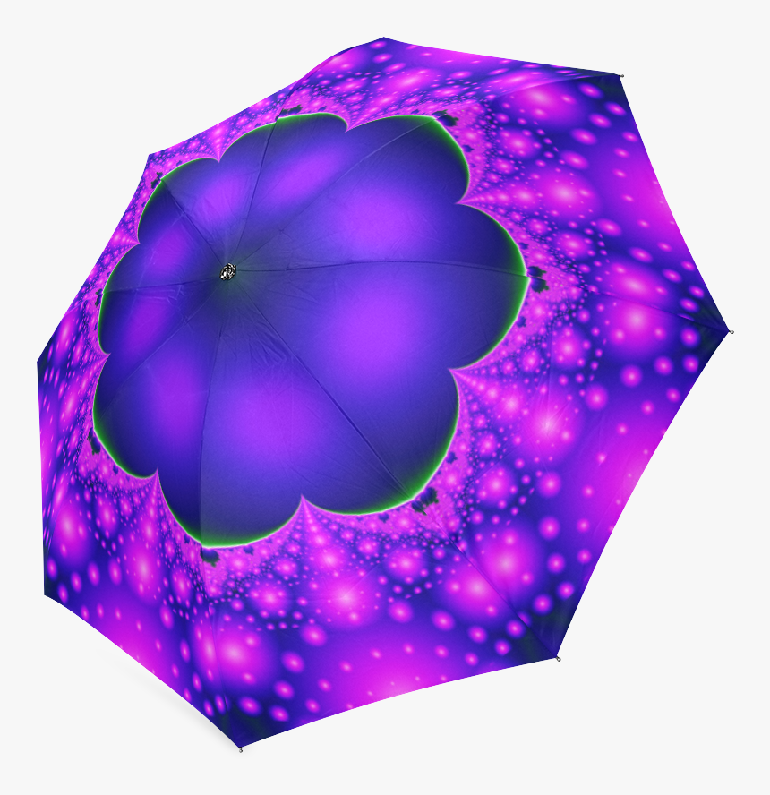 Purple And Pink Glow Foldable Umbrella - Umbrella, HD Png Download, Free Download