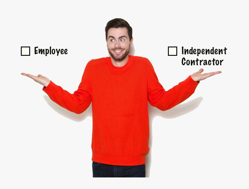 Employee Or Contractor - Standing, HD Png Download, Free Download