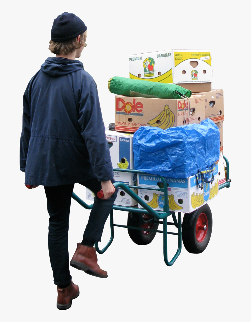 Moving Wheelbarrow Png Image - People Wheelbarrow Png, Transparent Png, Free Download