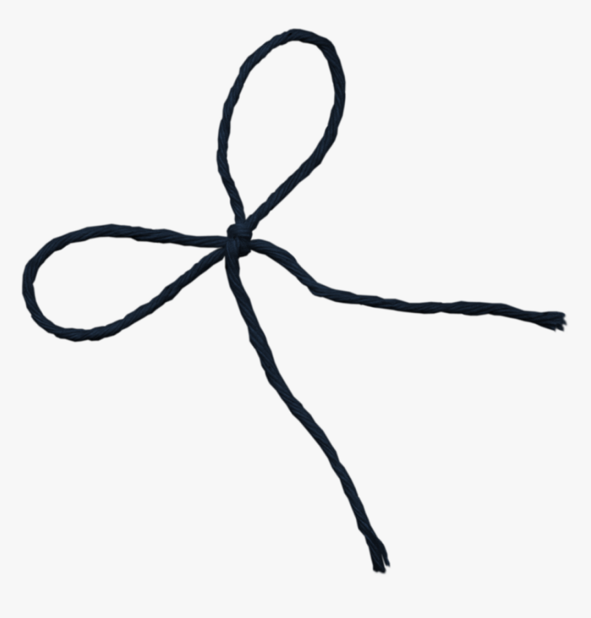 Black Shoelace Tied Png Transparent, Png Download, Free Download