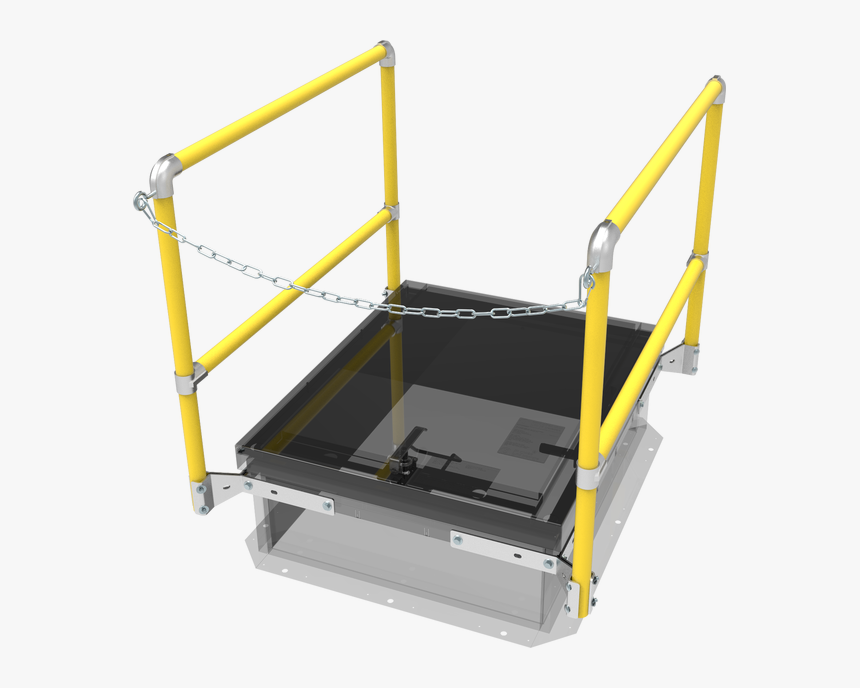 Babcock-davis 48 X 48 Safety Railing Srcay48x48fc - Roof Hatch Safety Rail, HD Png Download, Free Download