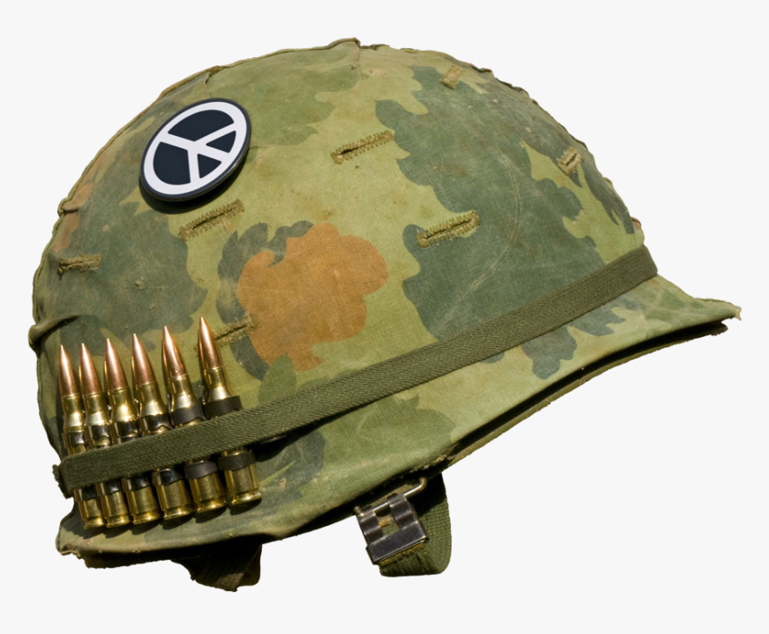 War Helmet Png - Army Helmet Vietnam War, Transparent Png, Free Download