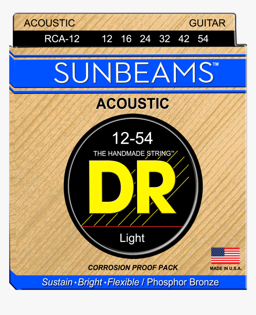 Dr Strings Sunbeam Phosphor Bronze Medium Acoustic, HD Png Download, Free Download