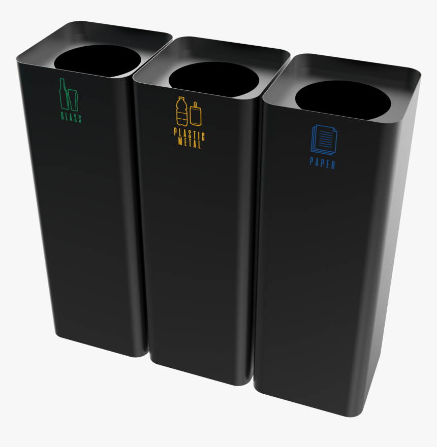 Sheet Metal Modern Design Recycle Bins - Modern Recycle Bin Png, Transparent Png, Free Download
