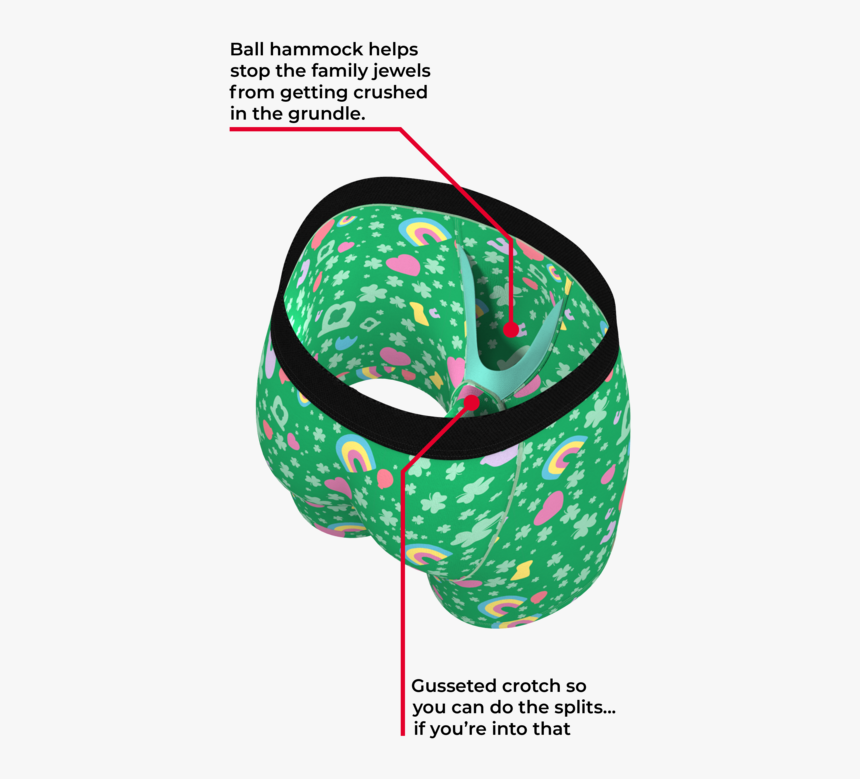 Men"s Lucky Charm Ball Hammock Boxer Briefs "
 Itemprop="image", - Shinesty Ball Hammock, HD Png Download, Free Download