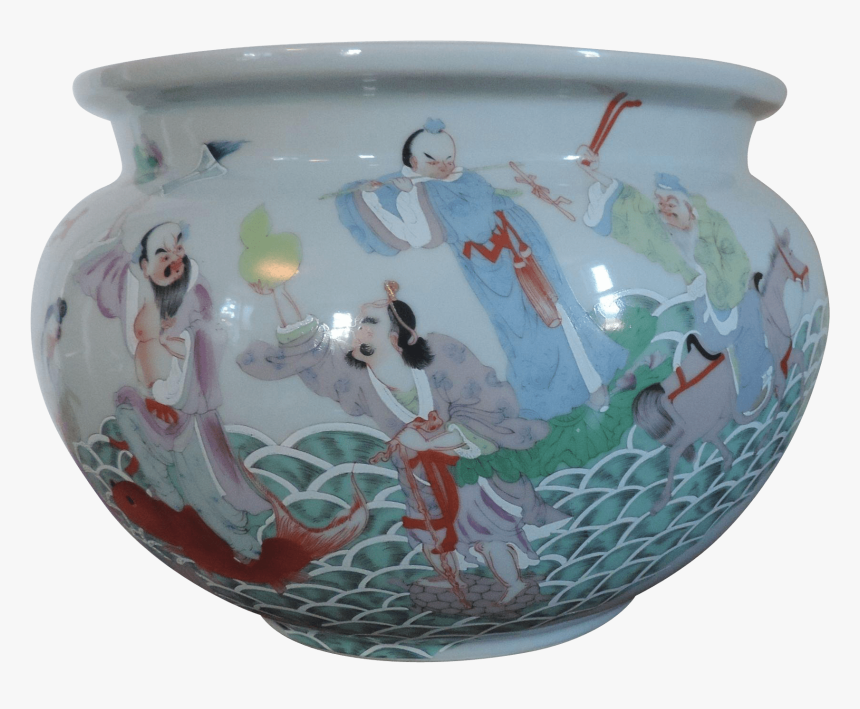 Porcelain Fish Bowl - Porcelain, HD Png Download, Free Download