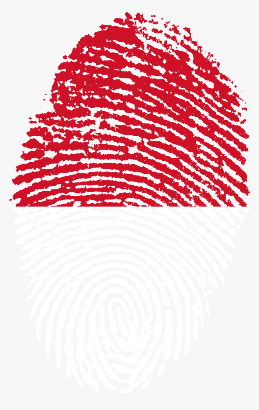 Indonesia Flag Fingerprint, HD Png Download, Free Download