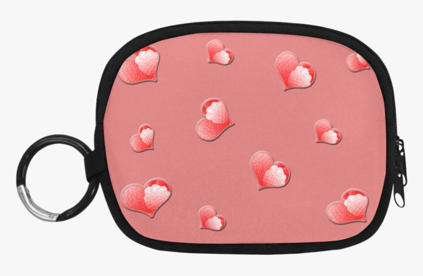 Floating Hearts Coin Purse - Coin Purse, HD Png Download, Free Download