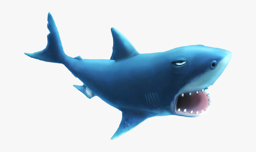 Great White Shark From Hungry Shark Evolution, HD Png Download, Free Download