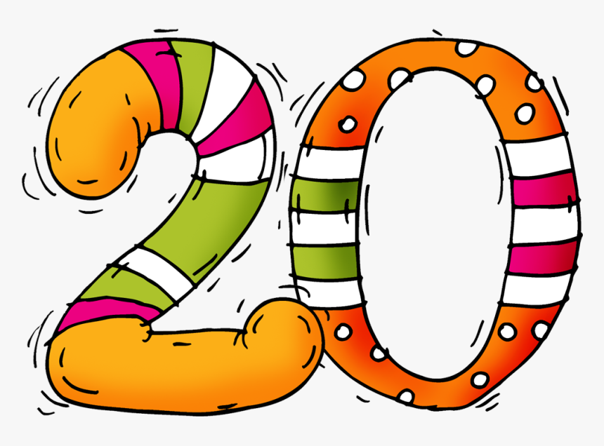 Png Of The Number Number 20 Twenty Clipart Transparent Png