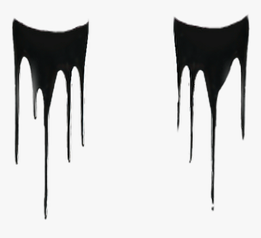 #lagrimas #negras #black - Tears Picsart, HD Png Download, Free Download