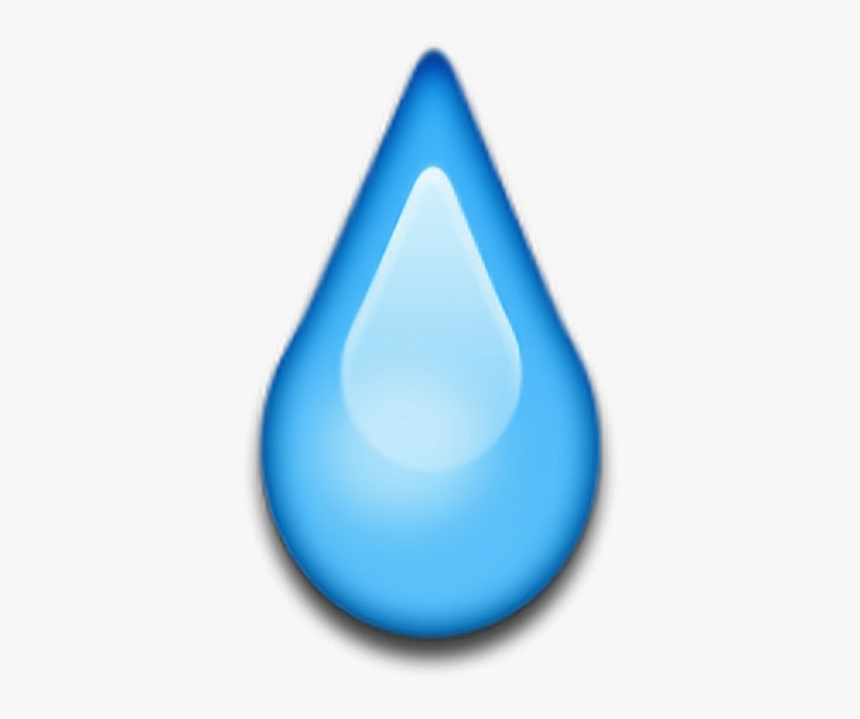 #emojis #emoji #agua #gotas #lagrima - Drop, HD Png Download, Free Download