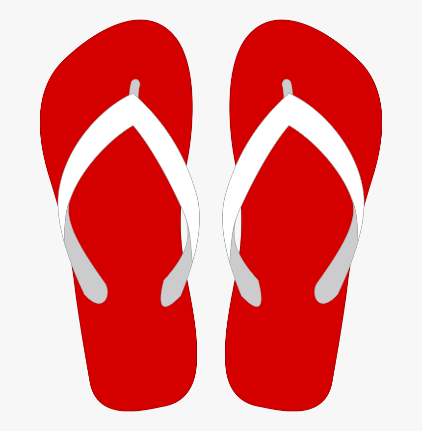 Download Beach Sandal Transparent Background - Flip Flop Clipart, HD Png Download, Free Download