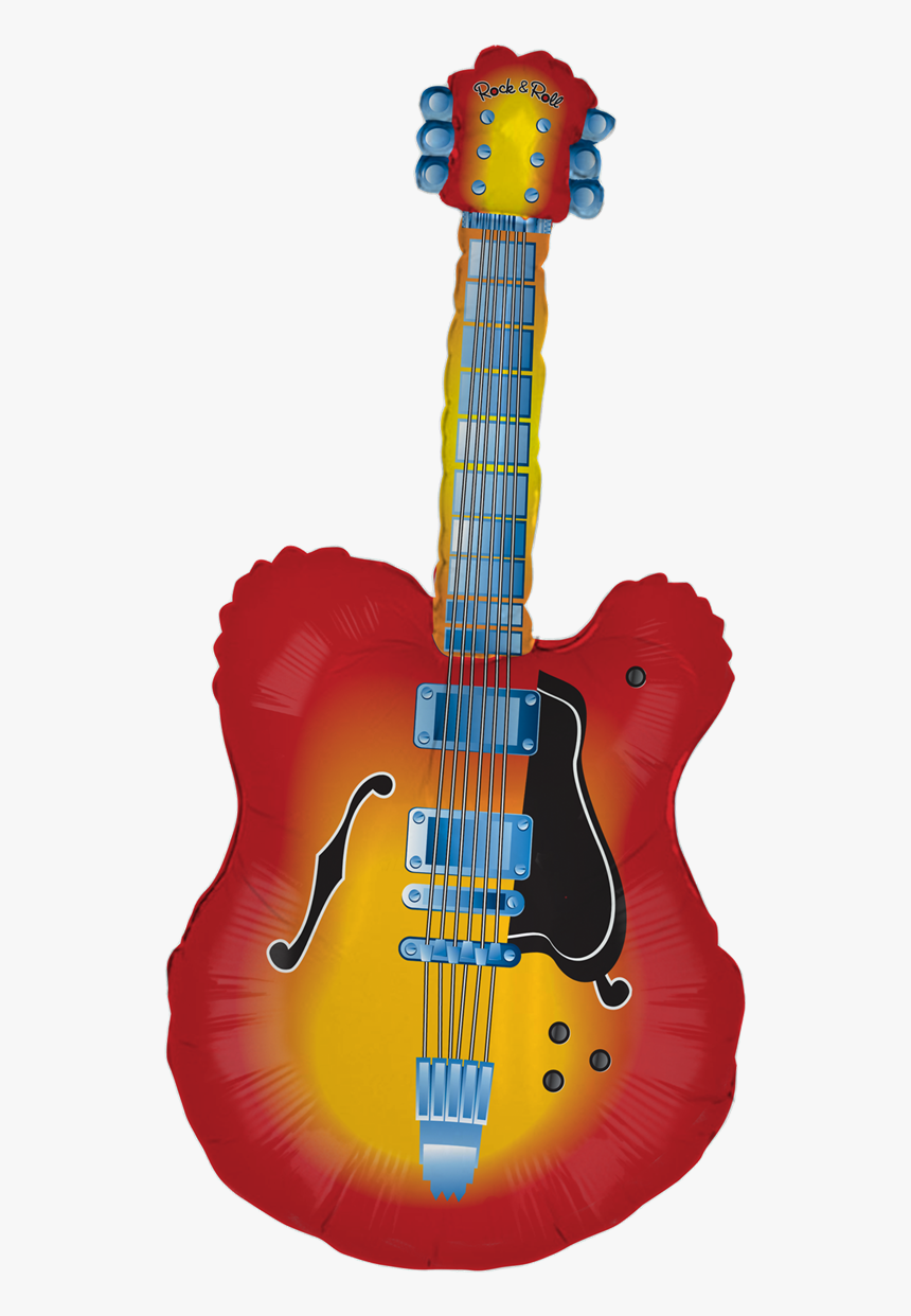 41 - Birthday Decoration With Guitar, HD Png Download, Free Download