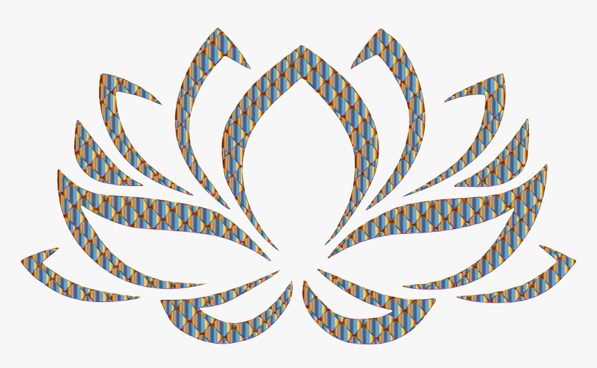 Prismatic Lotus Flower 9 No Background Icons Png - Lotus Flower Buddhism Symbol, Transparent Png, Free Download