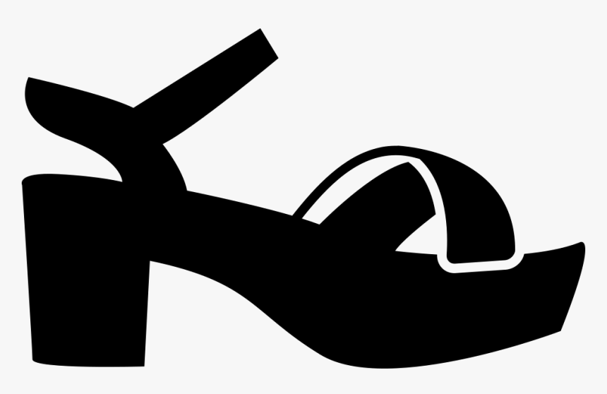 Platform Sandals - Sandalia Plataforma Icono Png, Transparent Png, Free Download