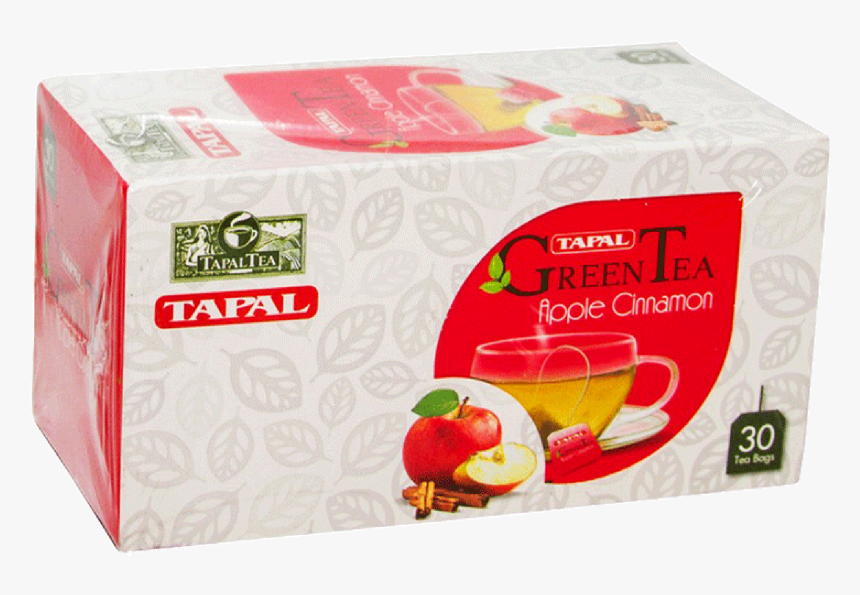 Tapal Green Tea Apple Cinnamon 30 Bags 45 Gm - Tapal Tea Bag Label In Gulf Countries, HD Png Download, Free Download