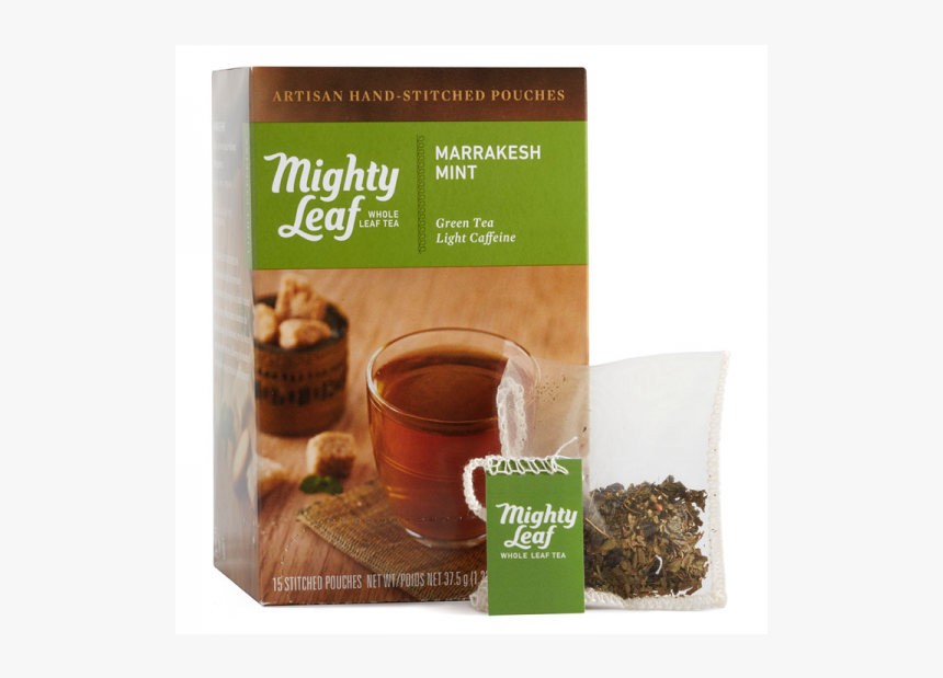 15 Count Box - Mighty Leaf Mint Tea Bags, HD Png Download, Free Download