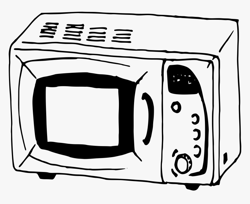 Micro Oven Clip Arts - Oven Black And White Clipart, HD Png Download, Free Download