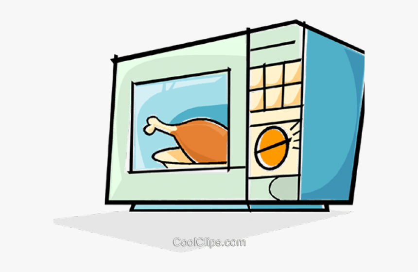 Oven Clipart Transparent - Microwave Oven Cartoon, HD Png Download, Free Download