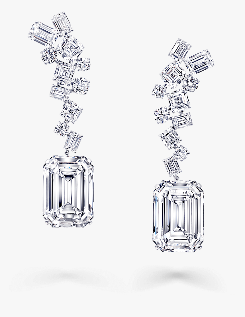 A Pair Of Graff Diamond Earrings Featuring The Eternal, HD Png Download, Free Download