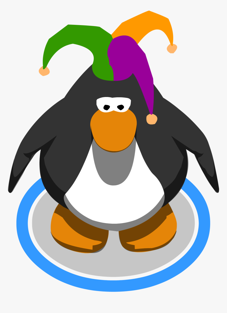 Court Jester Hat In-game - Club Penguin Pumpkin Head, HD Png Download, Free Download