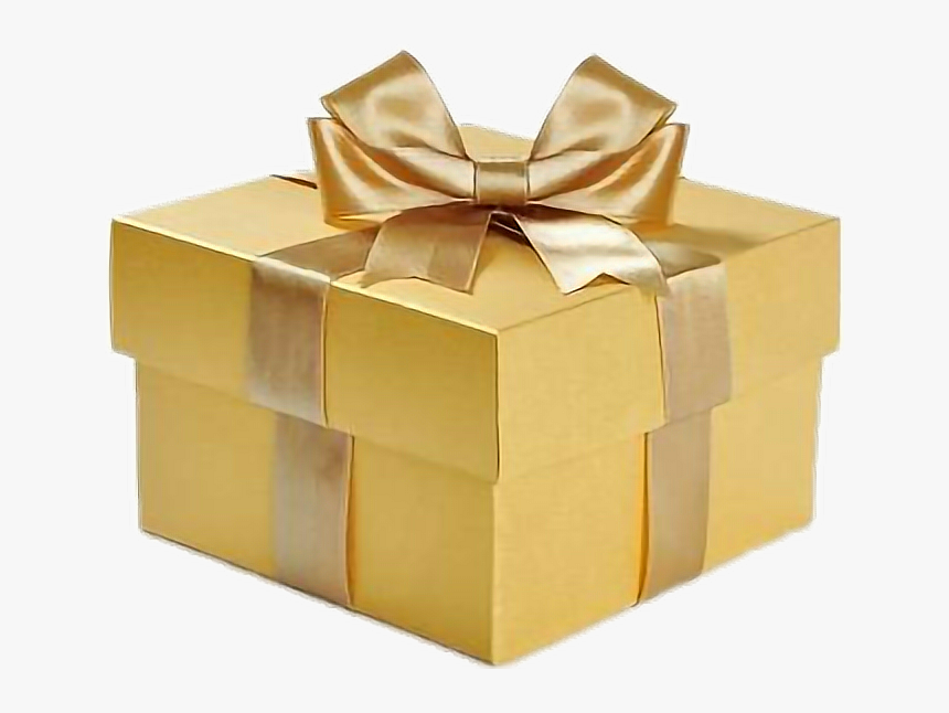 #gold Gift Box Dorada Caja De Regalo, HD Png Download, Free Download