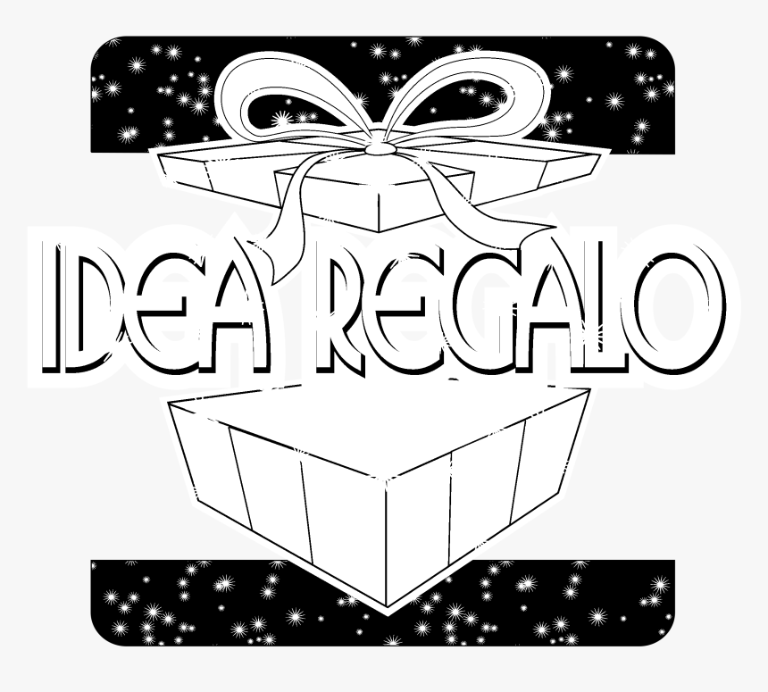 Idea Regalo Logo Black And White, HD Png Download, Free Download