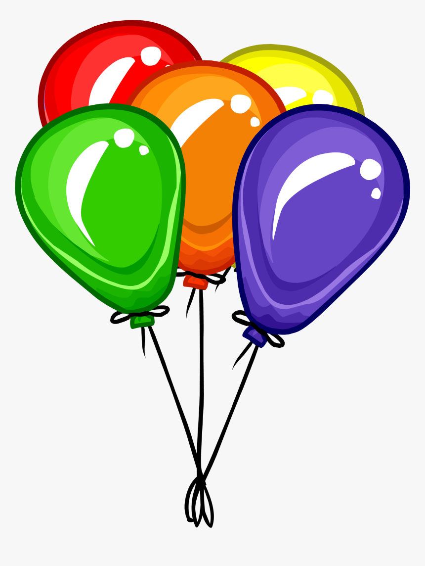 Bunch Of Balloons - Balloon Clipart Png, Transparent Png, Free Download