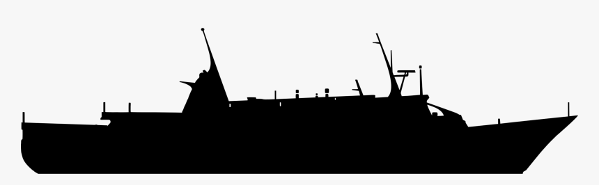 Cruise Ship Silhouette Png, Transparent Png, Free Download