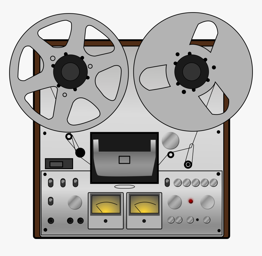 Reel To Reel Tape Recorder - Reel To Reel Tape Recorder Clip Art, HD Png Download, Free Download