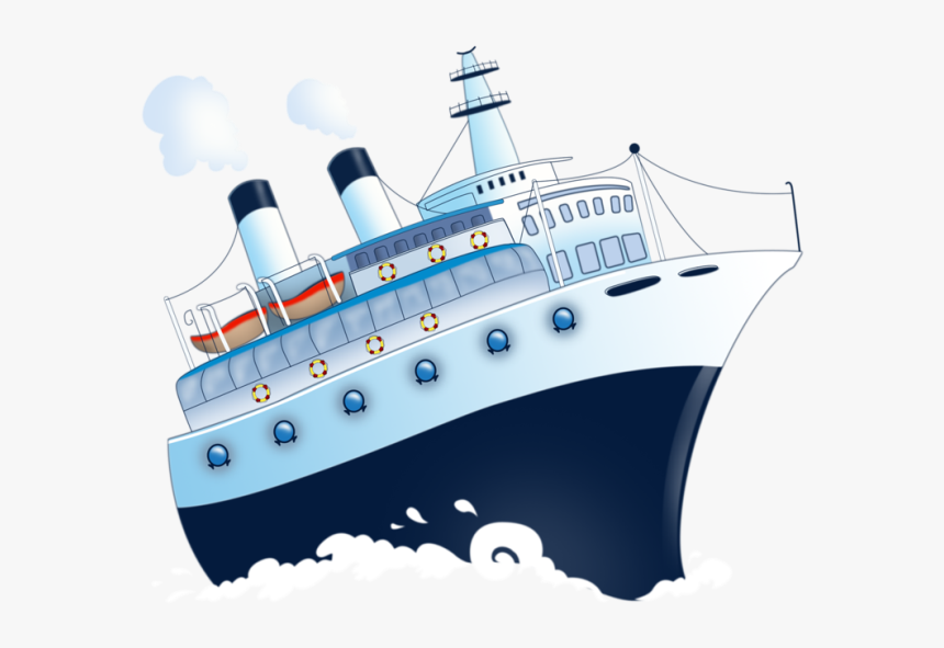 Cruise Ship Clip Art - Ship Png Clipart, Transparent Png - kindpng