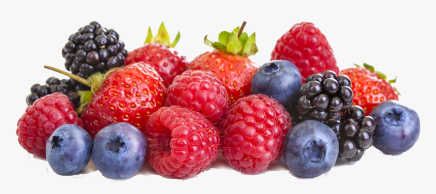Strawberries Blackberries Blueberries Raspberries, HD Png Download, Free Download
