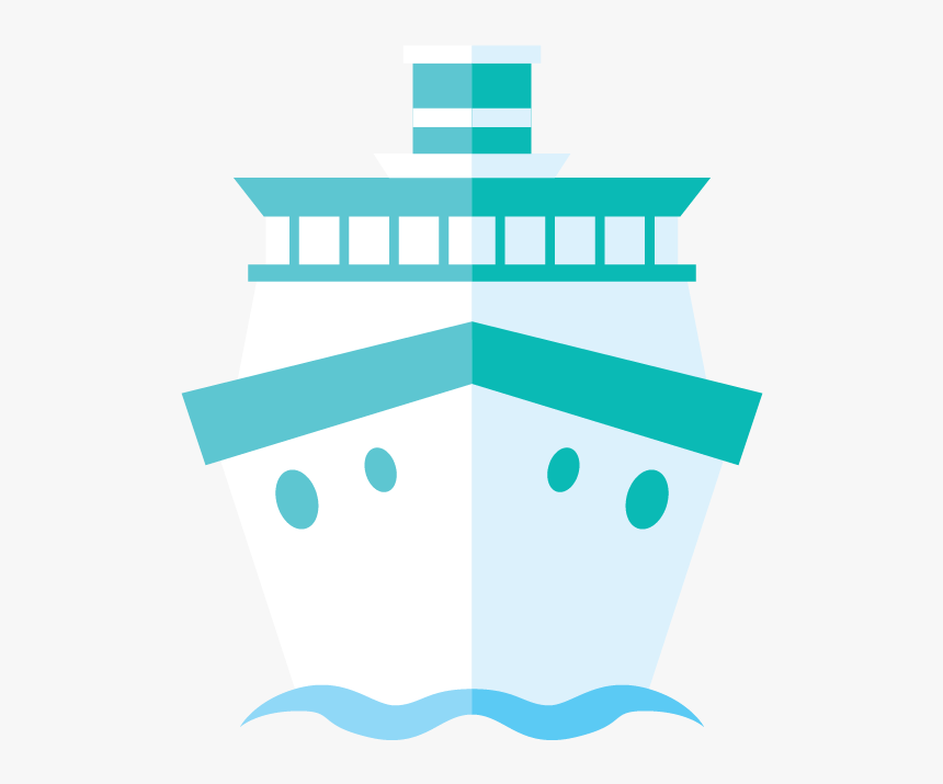 Cruise Drawing Front Ship - Front Cruise Ship Png, Transparent Png, Free Download