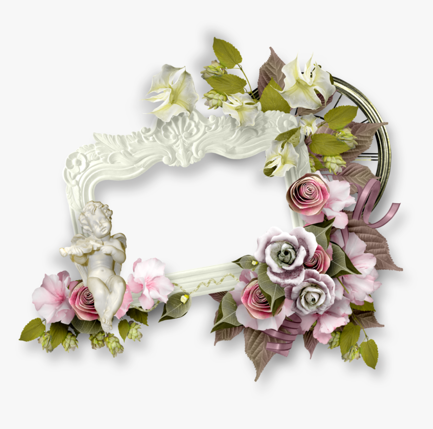 Wedding Flowers Png Wedding Flower Png Wedding Bouquet - Cadre Tube Fleur, Transparent Png, Free Download