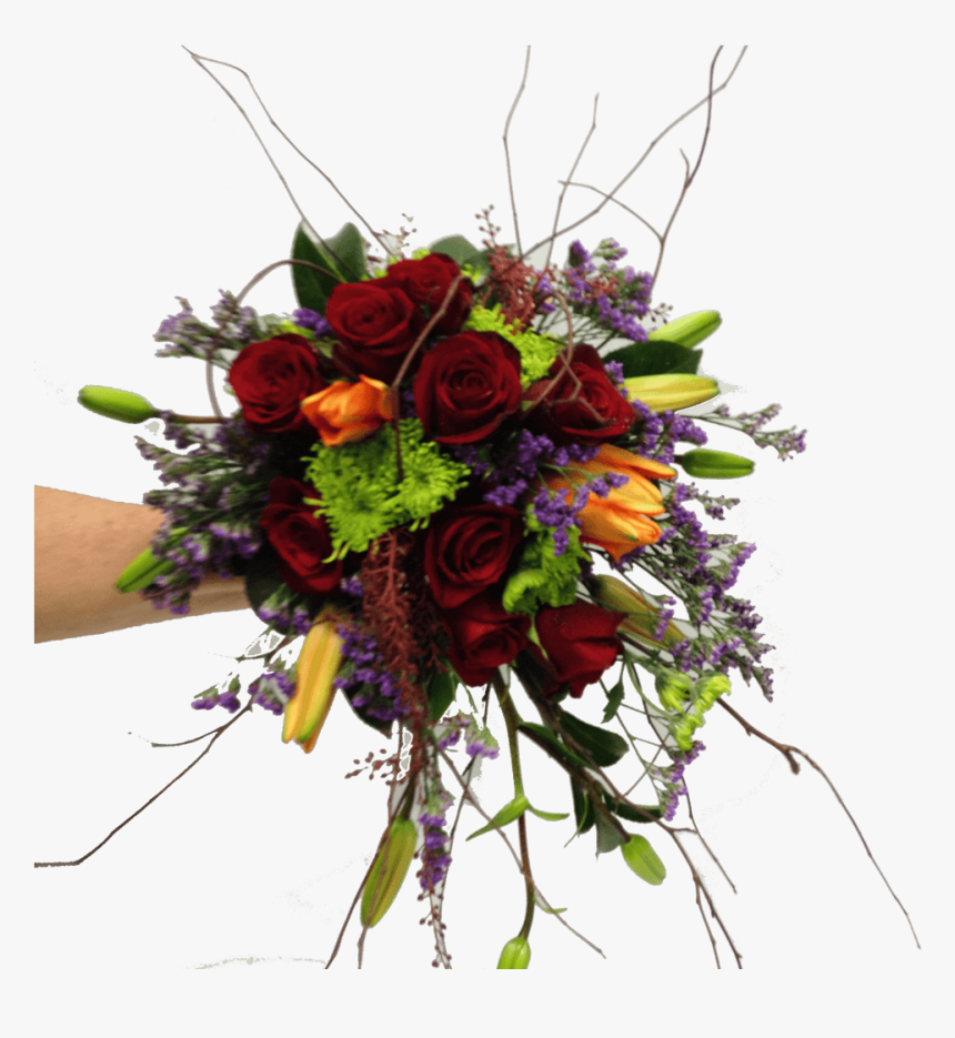 Modern Gathered Wedding Flowers - Bouquet, HD Png Download, Free Download