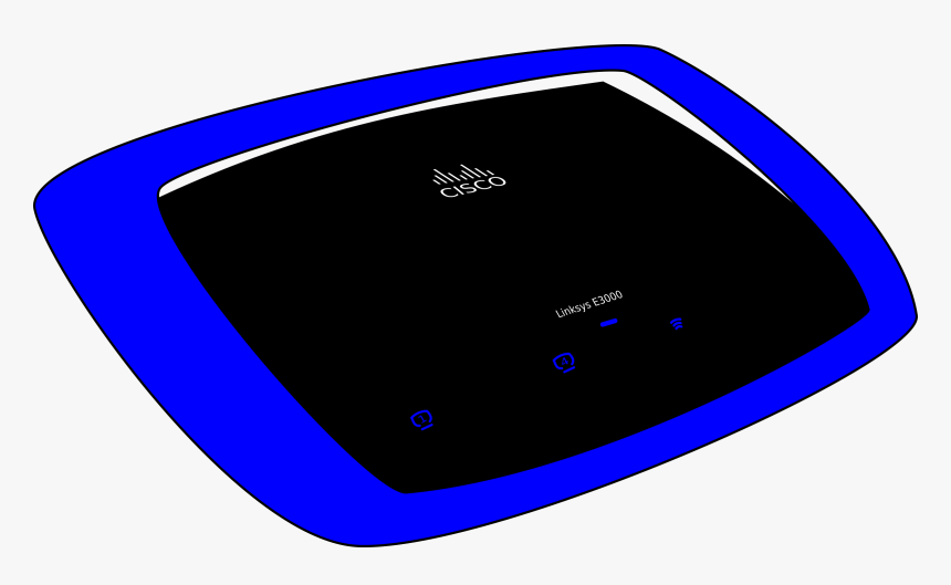 Cisco Linksys E3000 Wireless Router Clip Arts - Kitchen Appliance, HD Png Download, Free Download
