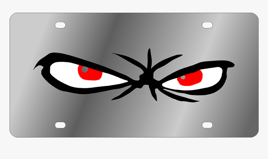 Lifestyle - Ss Plate - Scary Eyes - Illustration, HD Png Download, Free Download