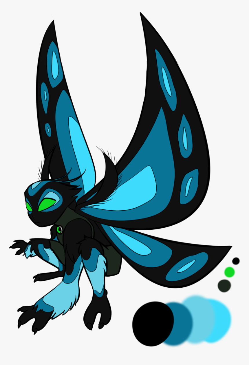 Big Chill Redesign - Necrofriggian Ben 10 Big Chill, HD Png Download, Free Download