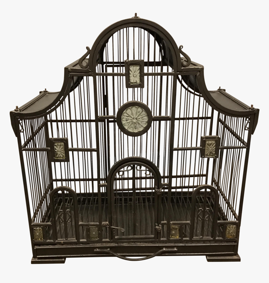 Victorian Wrought Iron Bird Cage - Cage, HD Png Download, Free Download