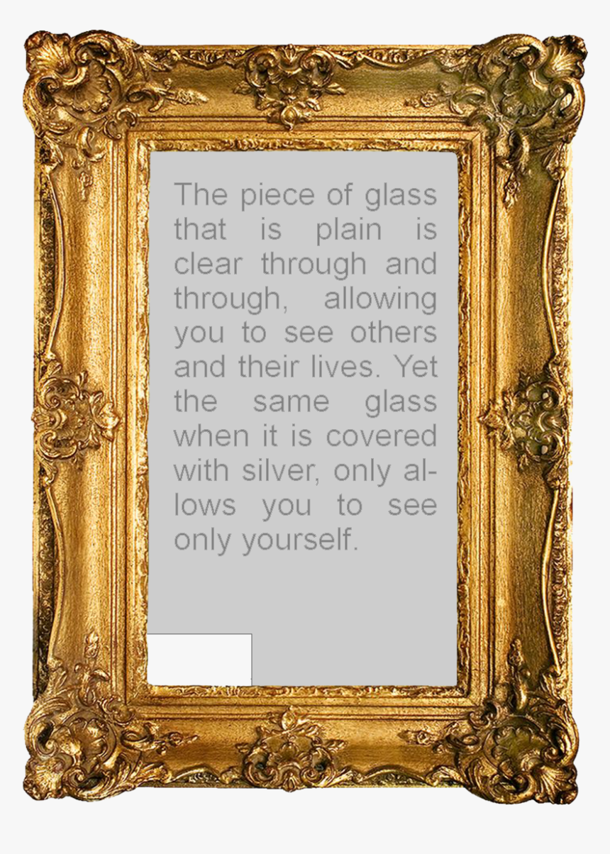 Transparent Gold Picture Frame, HD Png Download, Free Download