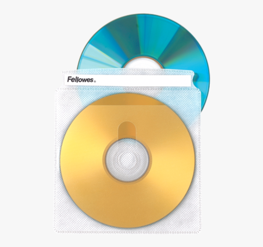 Fellowes Cd Sleeves - Cd Dvd Plastic Sleeves, HD Png Download, Free Download