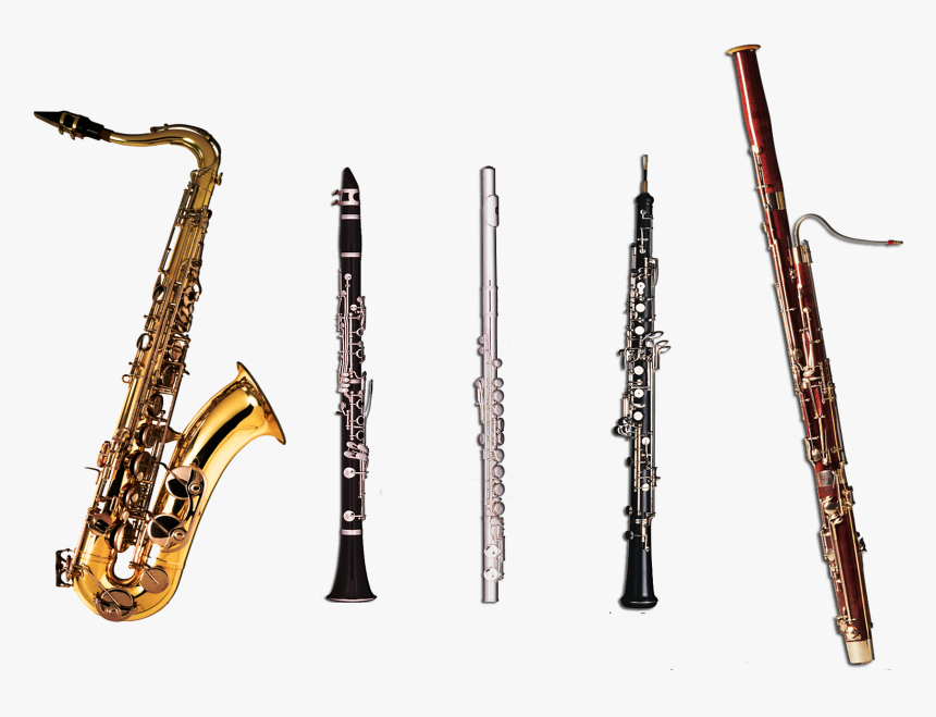 Clarinets Flute Oboe Png - Woodwind Instruments, Transparent Png, Free Download