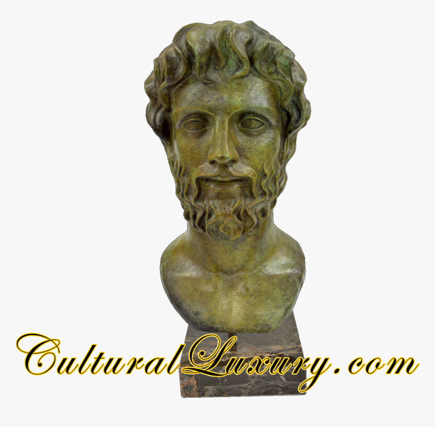 Aristotle Aristoteles Bronze Bust Ancient Greek Philosopher - Bust, HD Png Download, Free Download