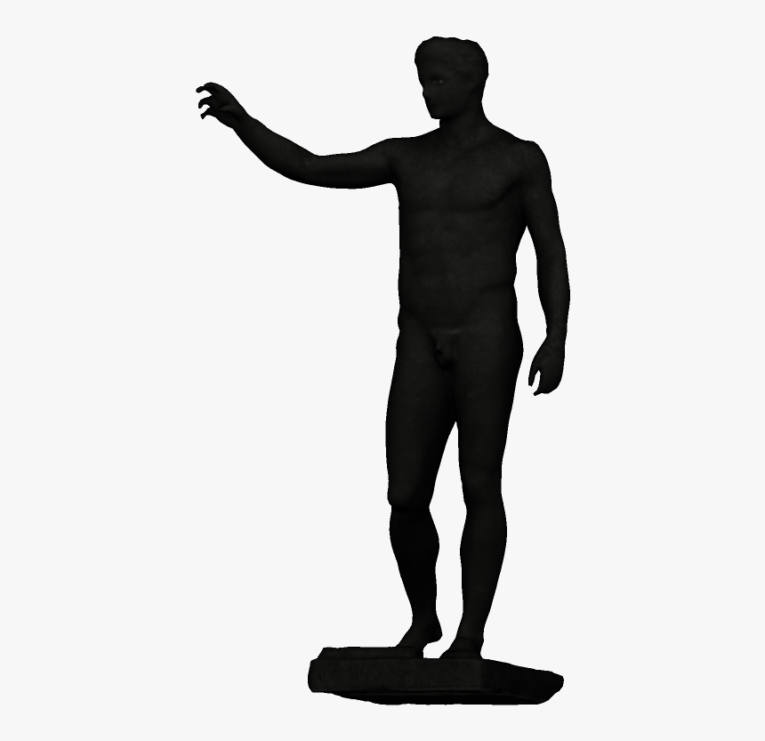 Kilkis War Museum Silhouette Sculpture Bust - Greek Statue Png Silhouette, Transparent Png, Free Download