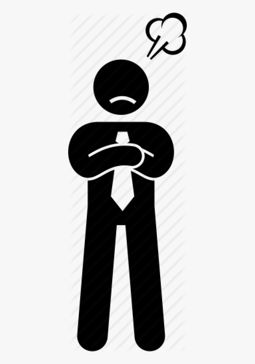 annoyed person clipart