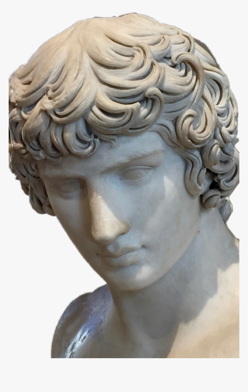 #greek #statue #art #vapowave - Marble Statue Head, HD Png Download, Free Download